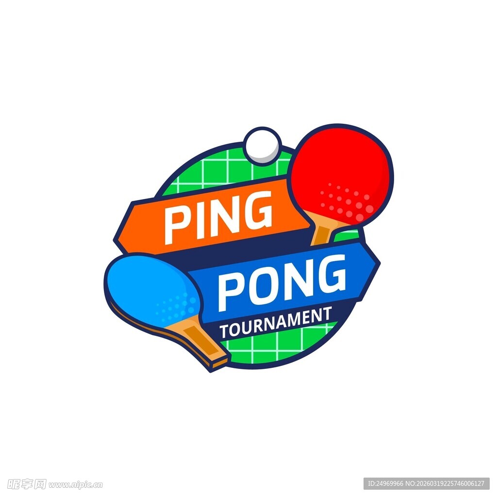 乒乓球锦标赛标志