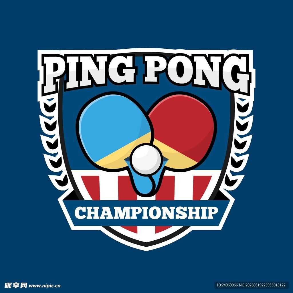 乒乓球锦标赛标志