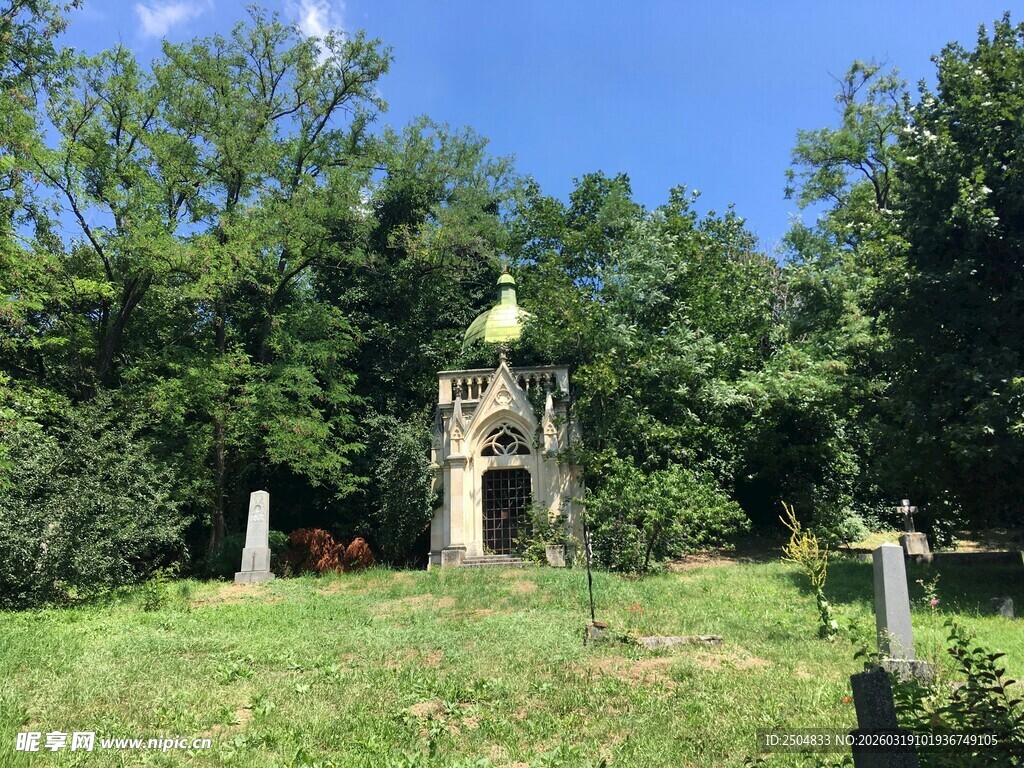 林间小亭 隐于葱郁绿意中