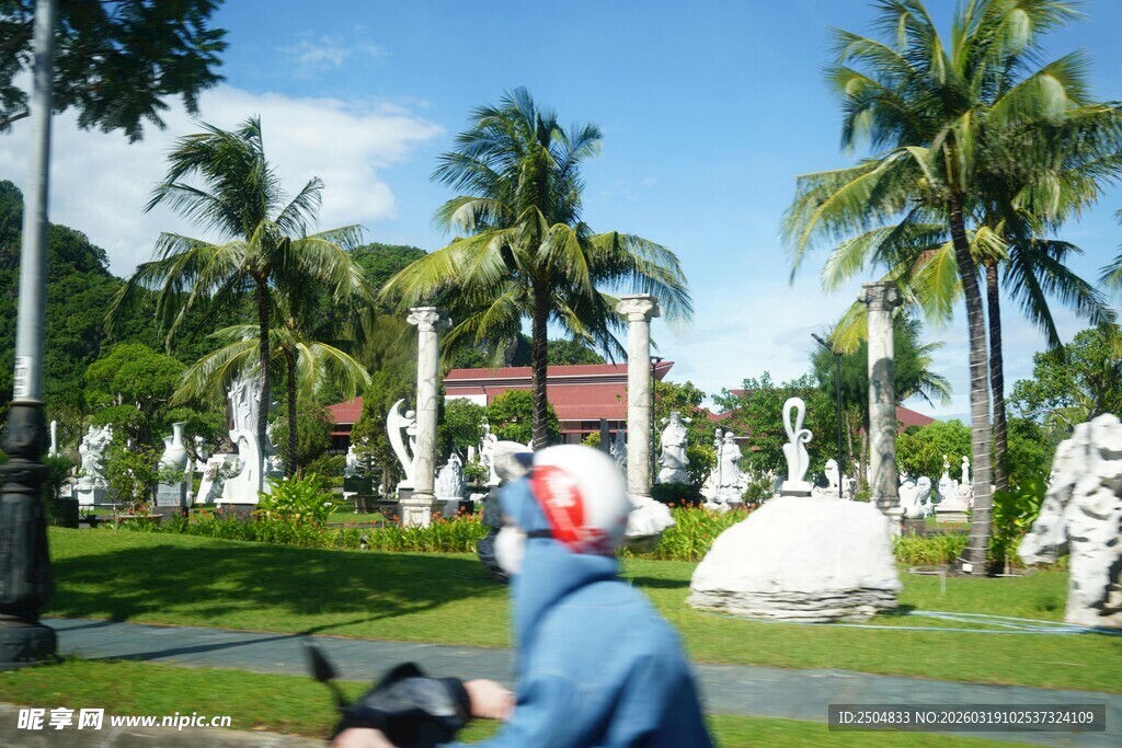 公园中的休闲场景