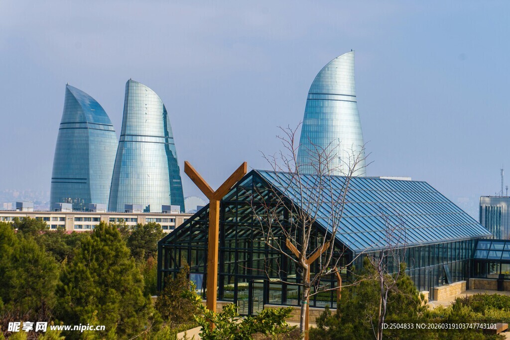 阿塞拜疆现代建筑景观