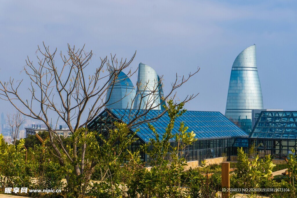 火焰塔建筑风光