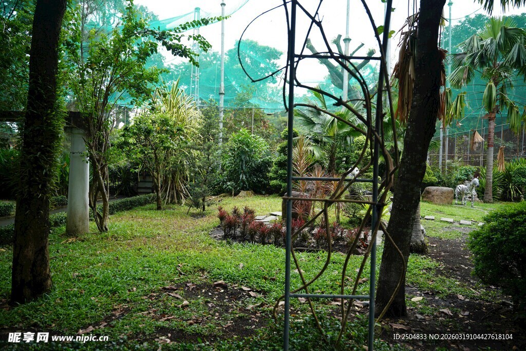 静谧林间庭院景观