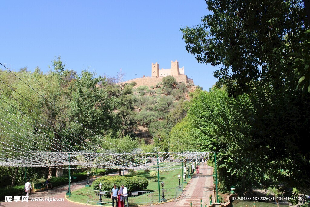 公园中的休闲景致