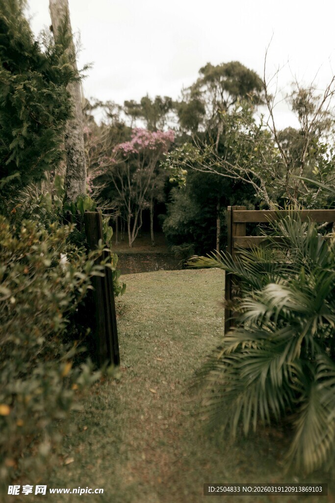 静谧花园小道景观