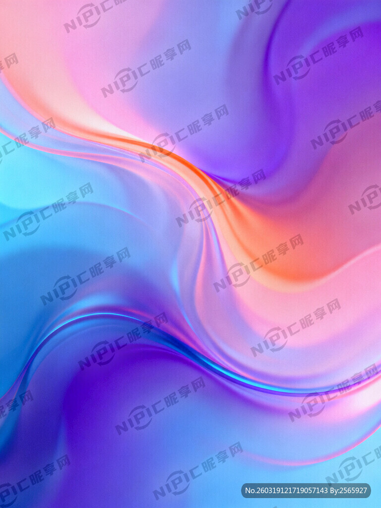 梦幻渐变彩色流体背景