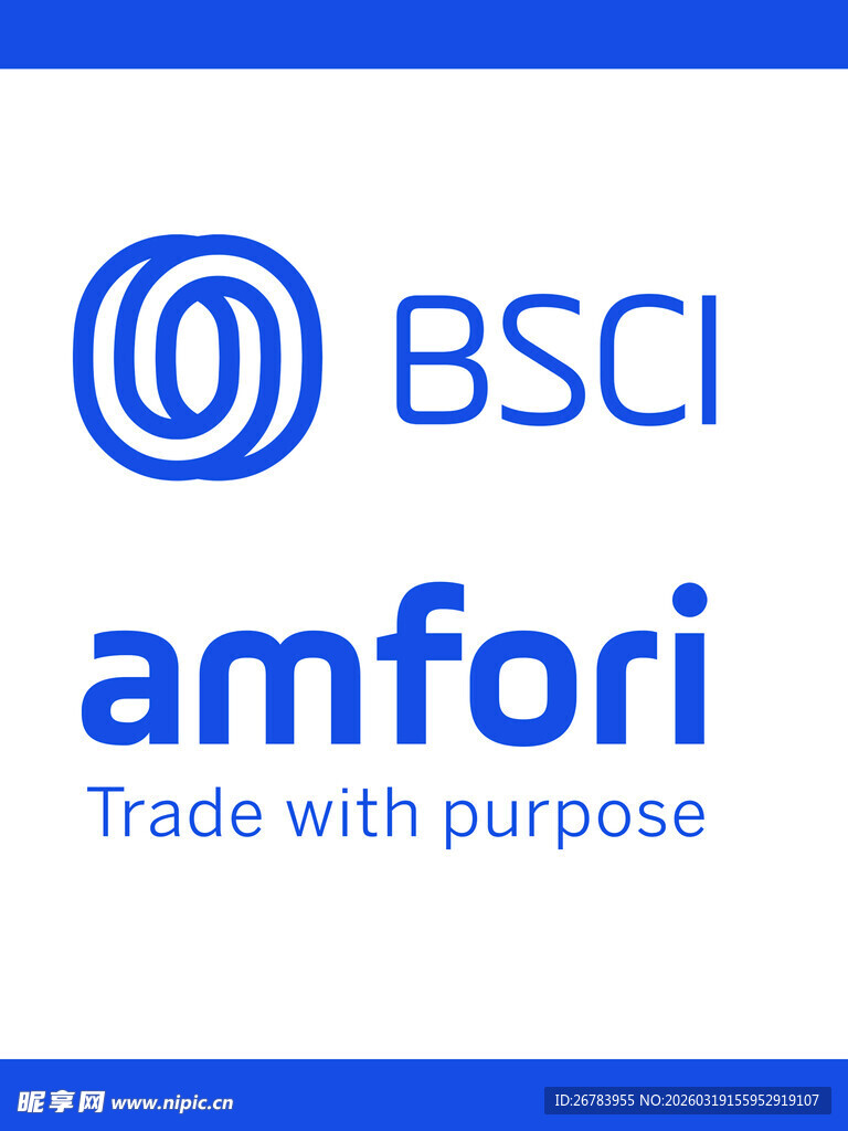 BSCI与amfori标志展示