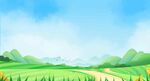 田园风光清新自然美景背景素材