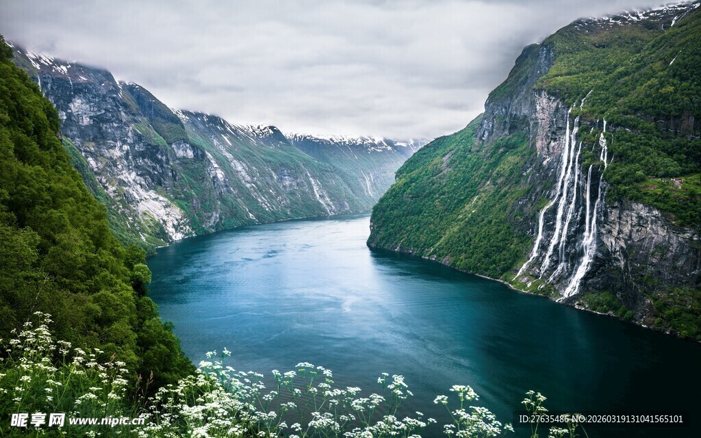 挪威壮美峡湾风光