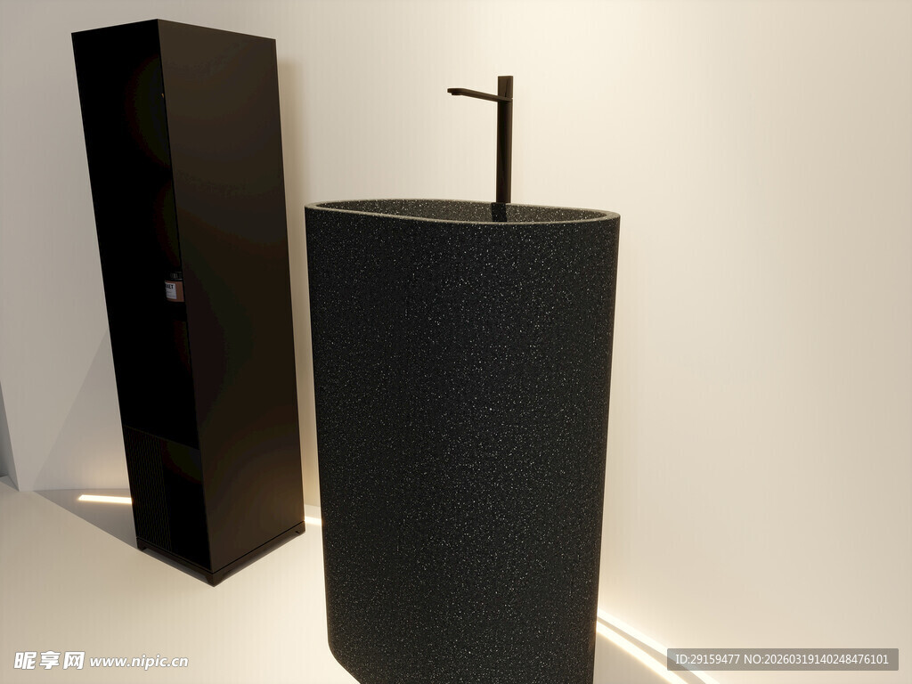 黑色时尚音箱展示