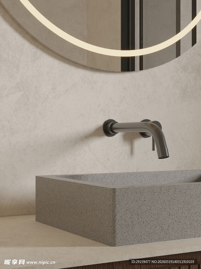 现代简约风格洗手台设计