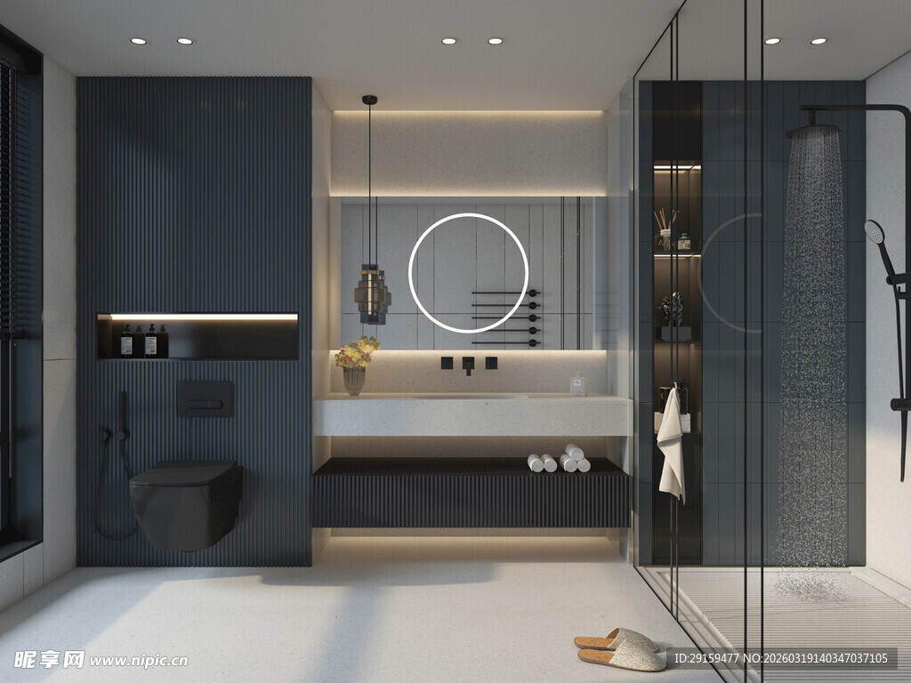 现代简约风时尚卫浴空间