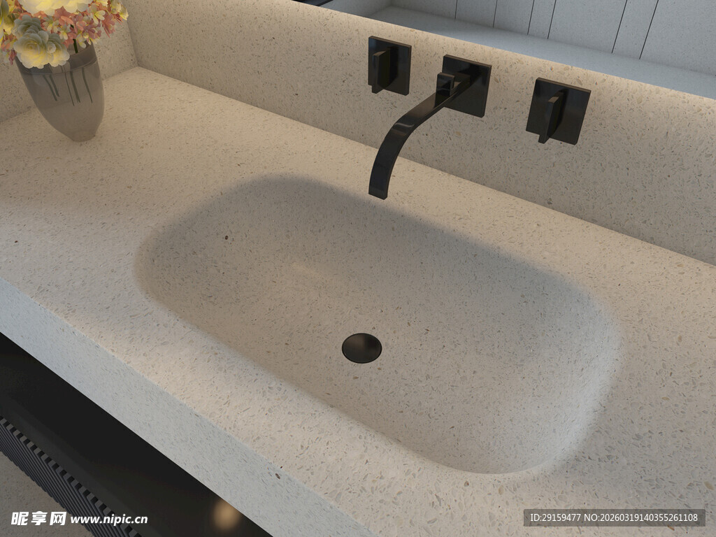 现代简约风格洗手台设计