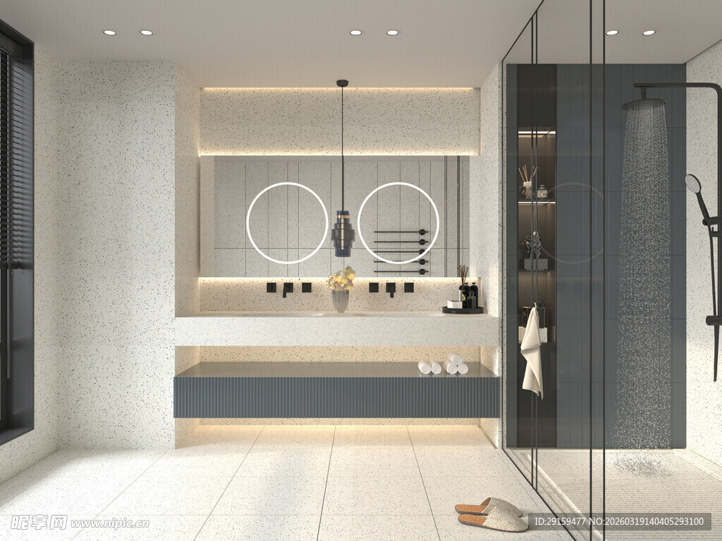 现代简约风的时尚洗衣房