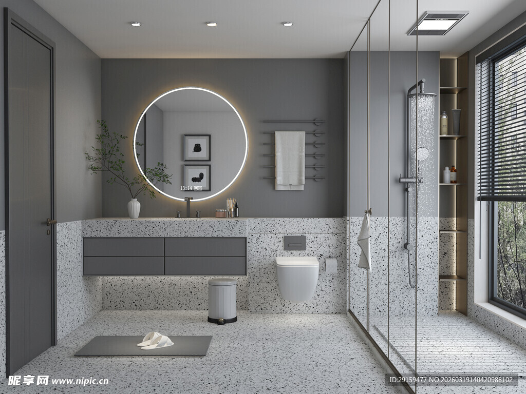 现代简约风浴室设计