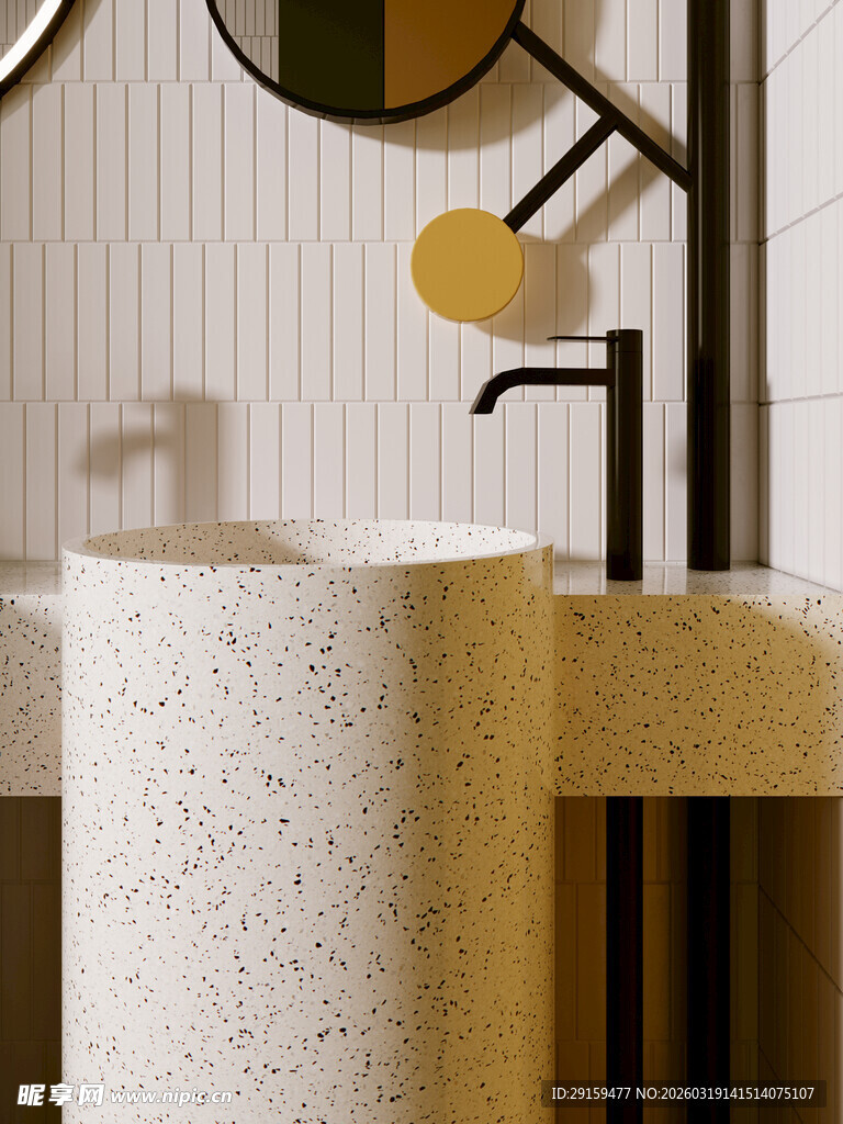 现代简约风洗手台设计