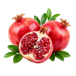 新鲜饱满的红石榴