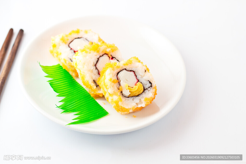 美味寿司摆盘精致