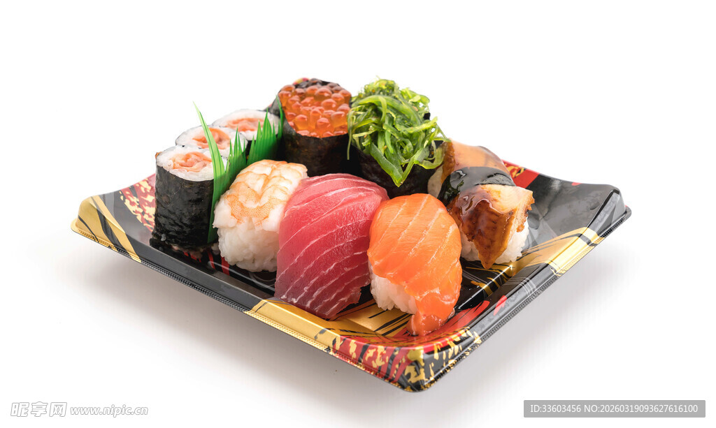 多样寿司拼盘