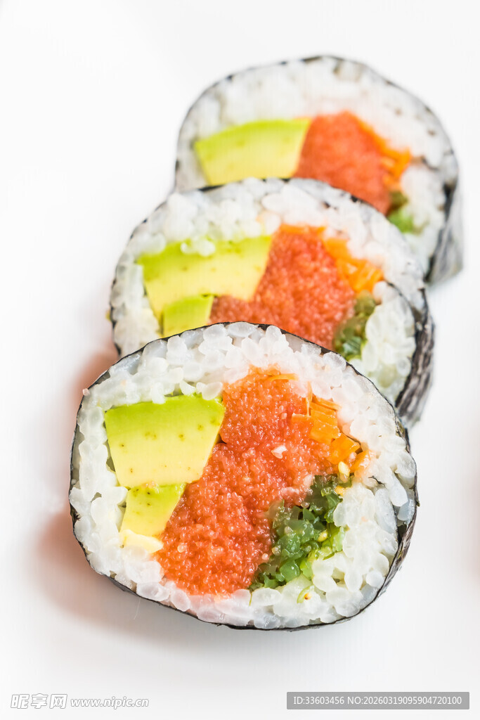 美味三色寿司卷