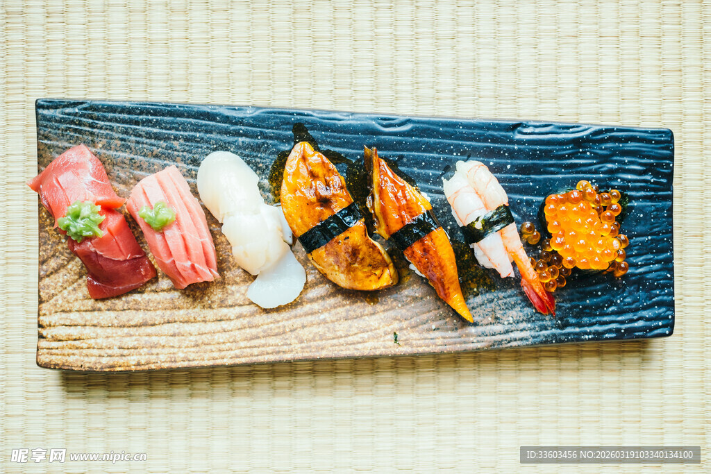精致多彩寿司拼盘
