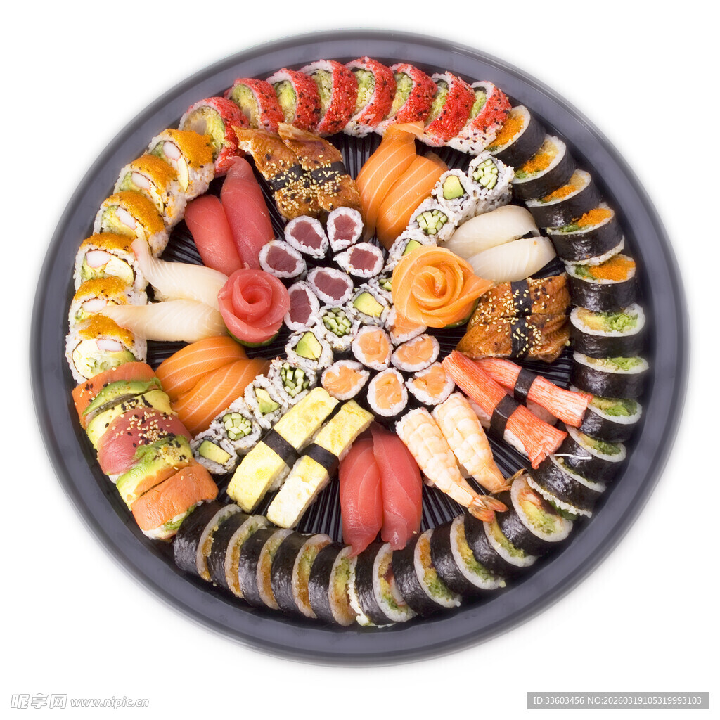精美寿司拼盘大赏