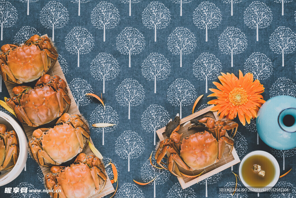 美味大闸蟹与精致佐餐
