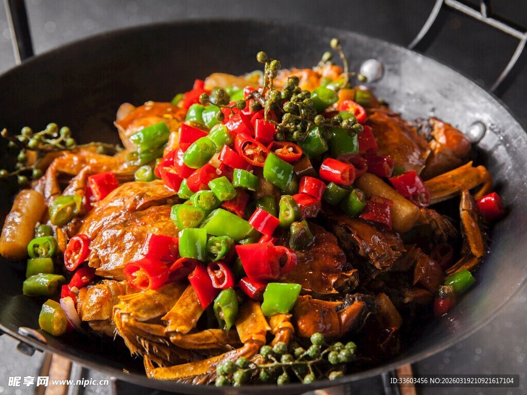 香辣干锅美味诱人