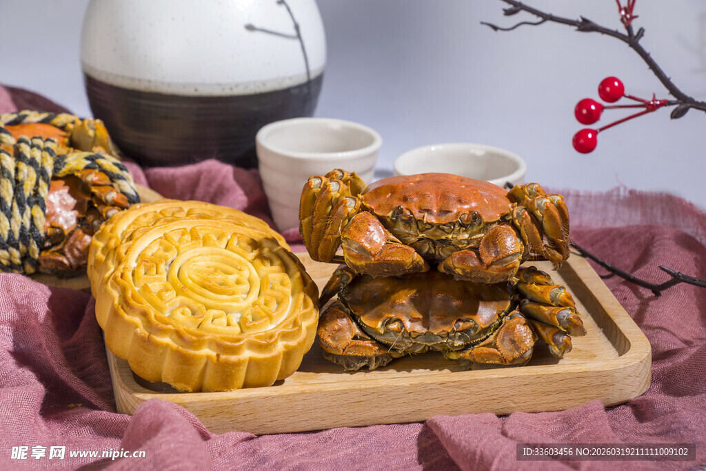 月饼与大闸蟹