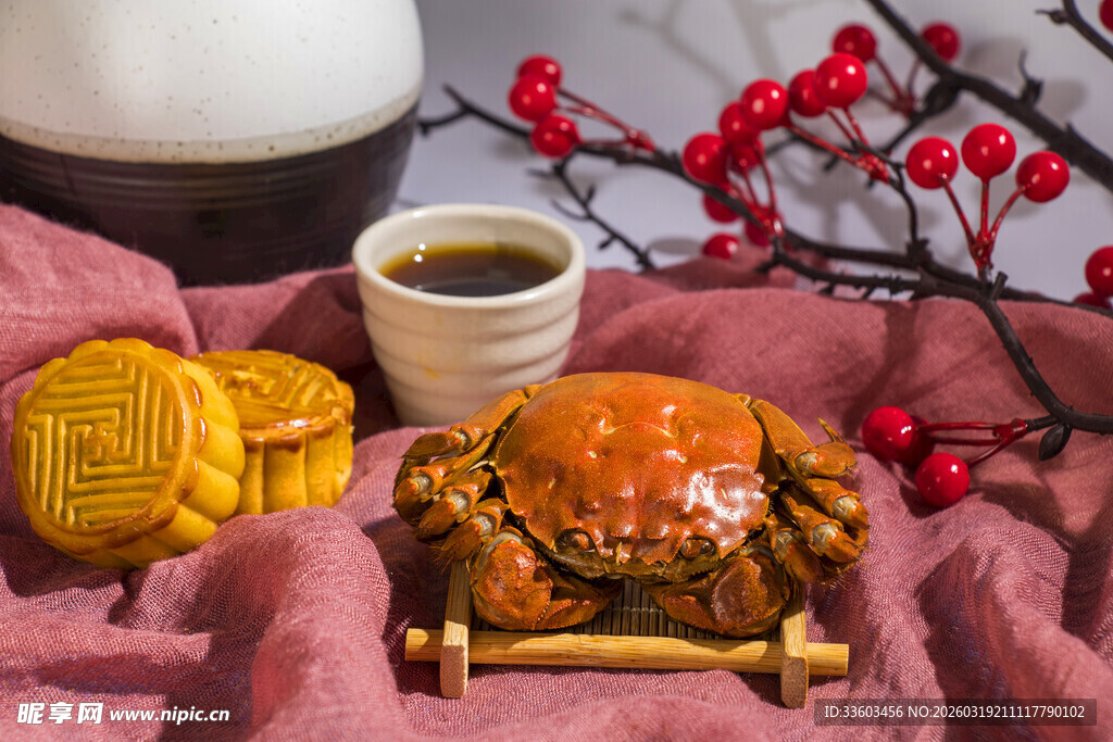 螃蟹与月饼