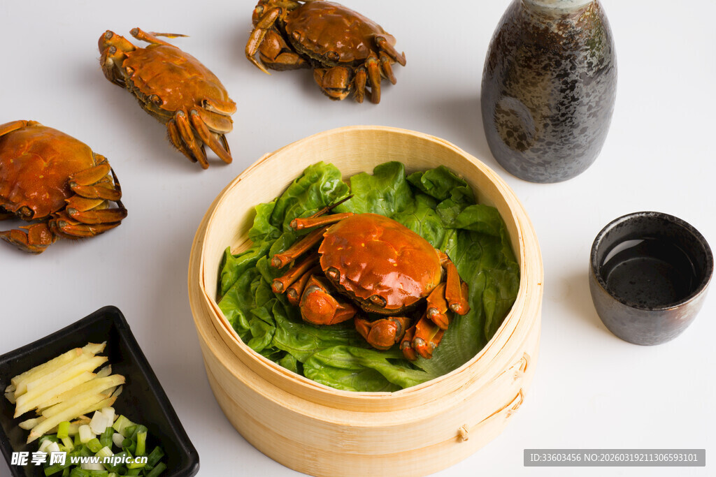 美味大闸蟹套餐展示