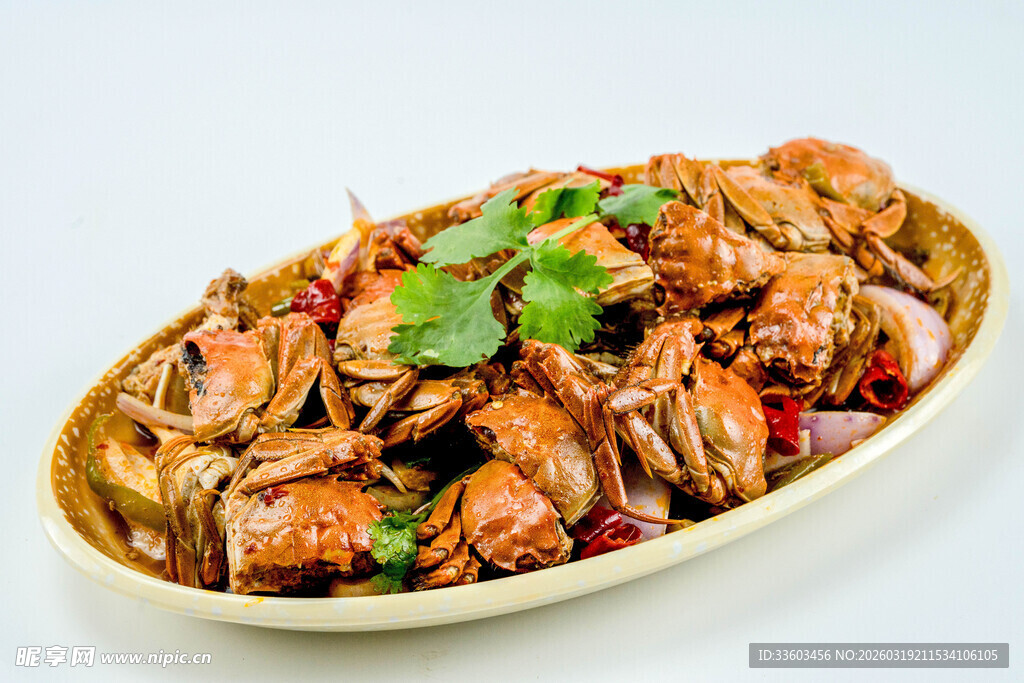 香辣美味炒螃蟹