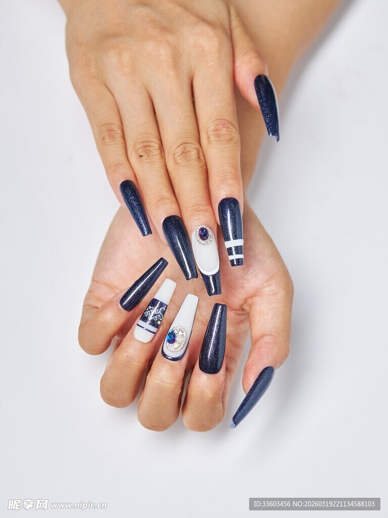 时尚精致美甲展示