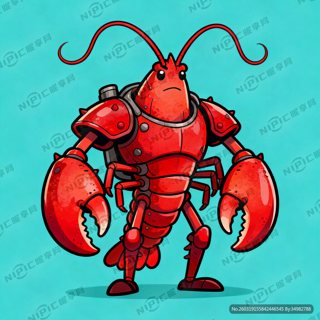 龙虾兵 全身 无背景色