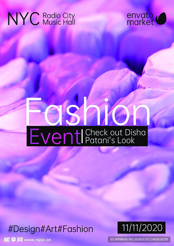 纽约时尚活动宣传海报