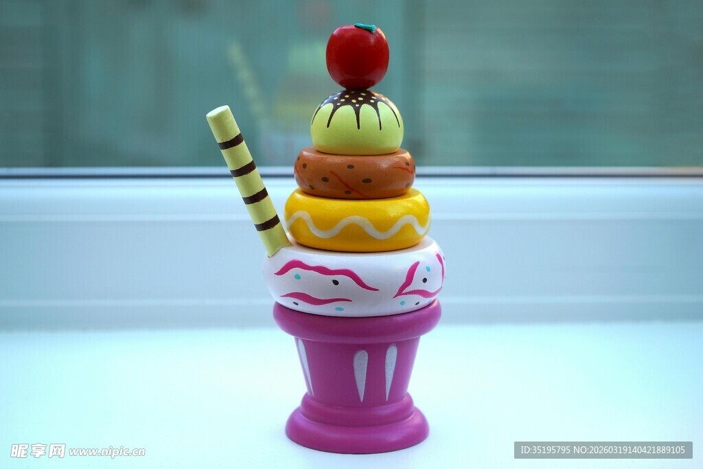 迷你多层水果冰淇淋玩具