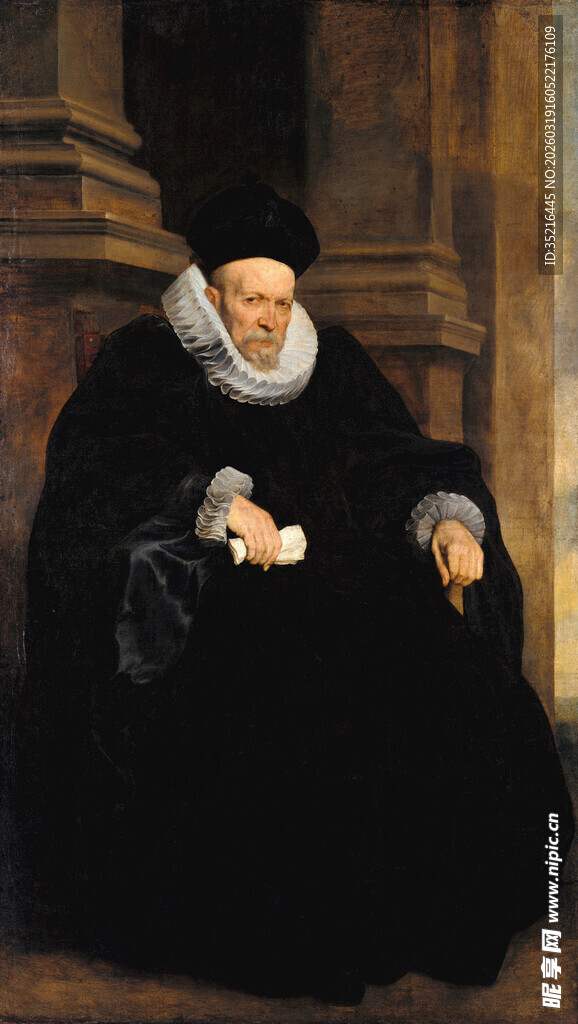 古典装扮人物手持物件画像