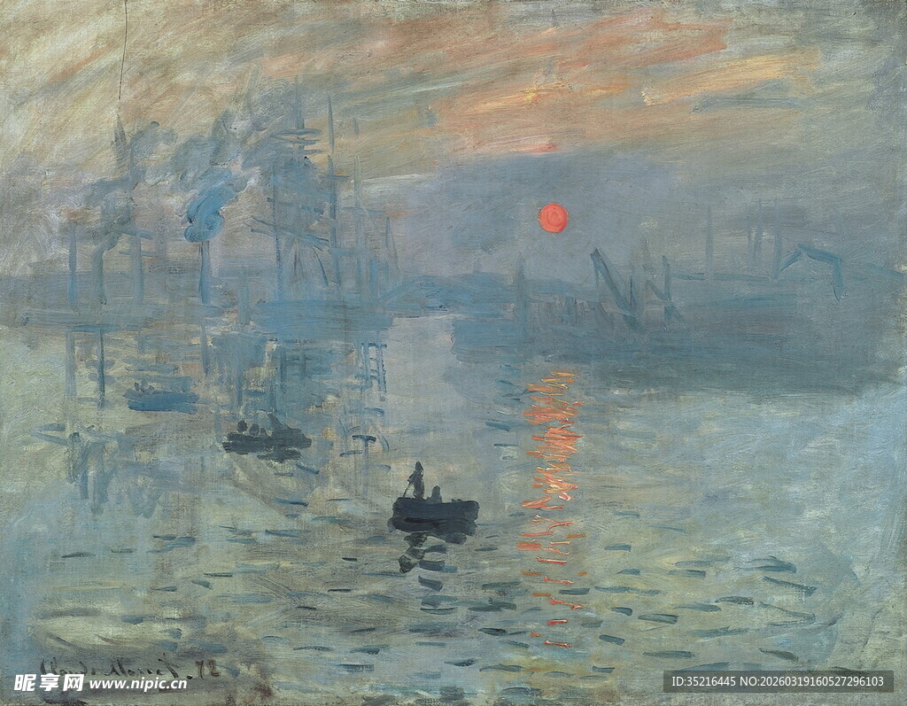 日出时分的河畔景象