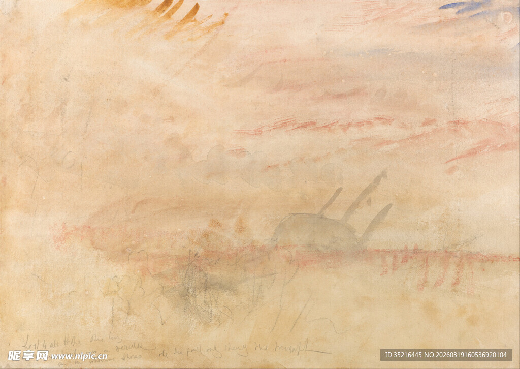 抽象暖色调纹理背景图