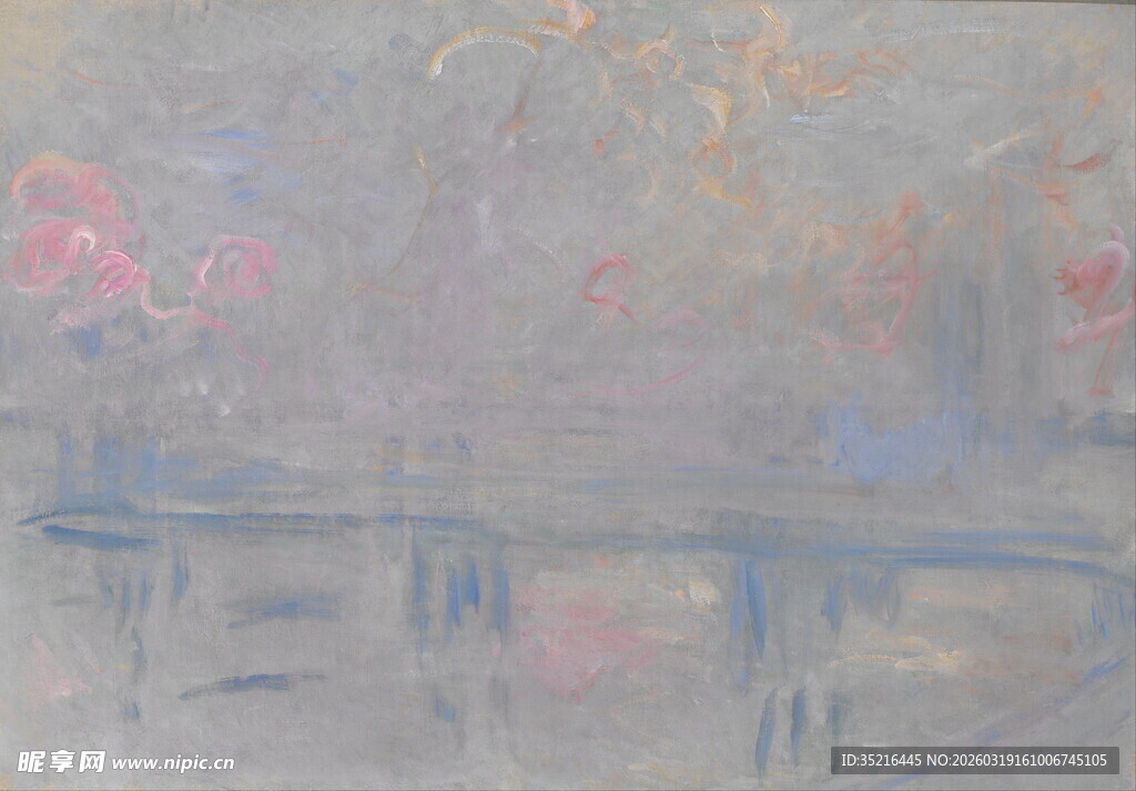 朦胧笔触下的梦幻桥景