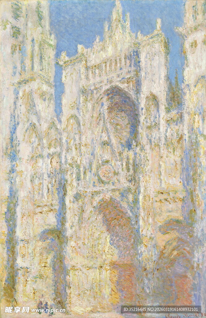 梦幻哥特式建筑艺术画作