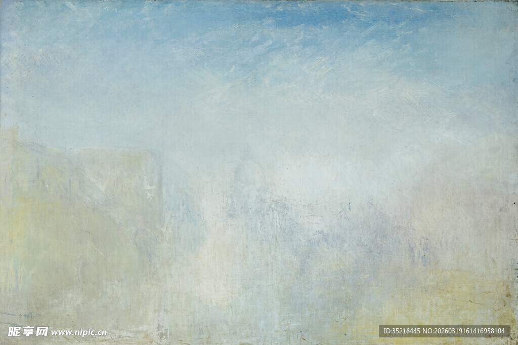 梦幻淡彩天空背景图