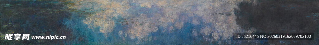 梦幻蓝紫渐变抽象背景图