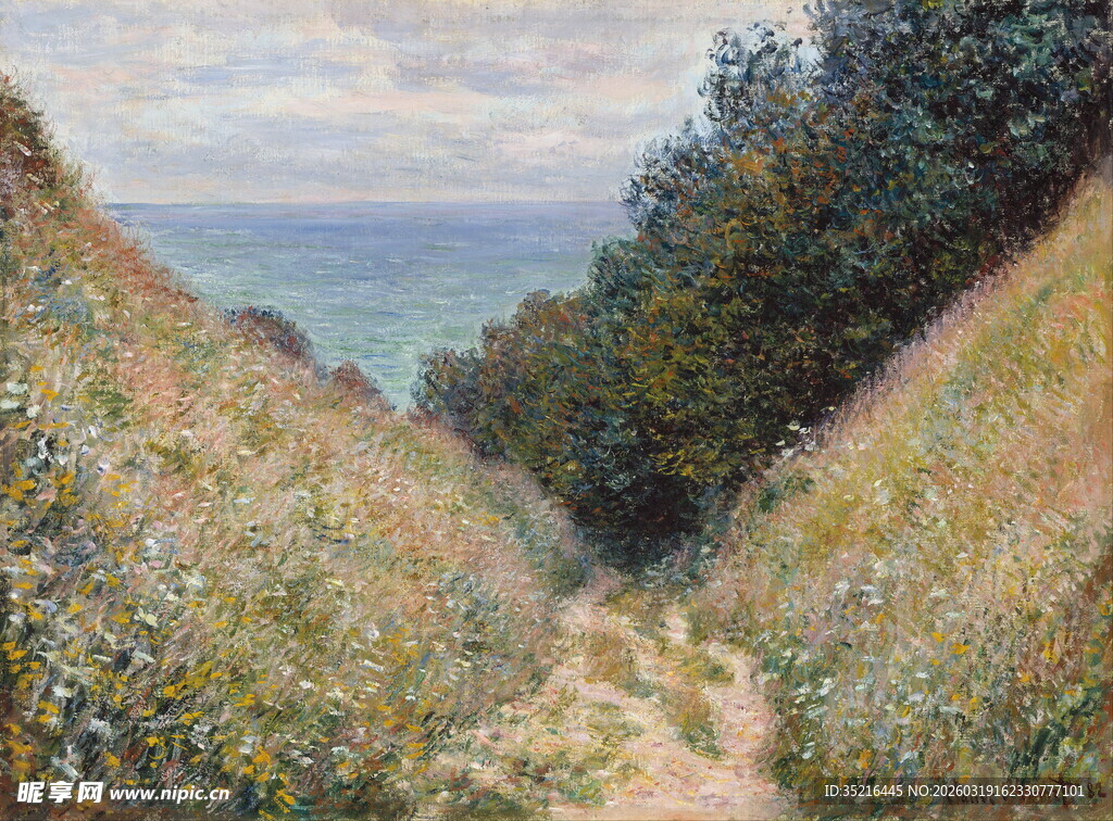 山间小径通往海边美景