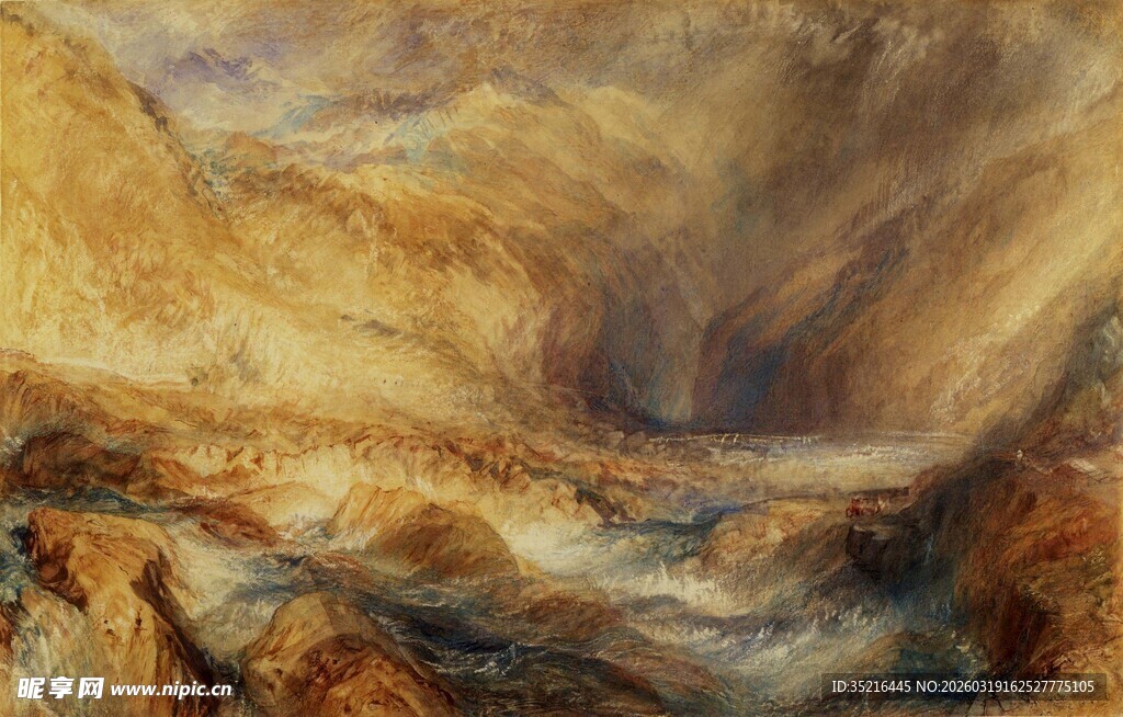 壮丽风光的震撼自然景象