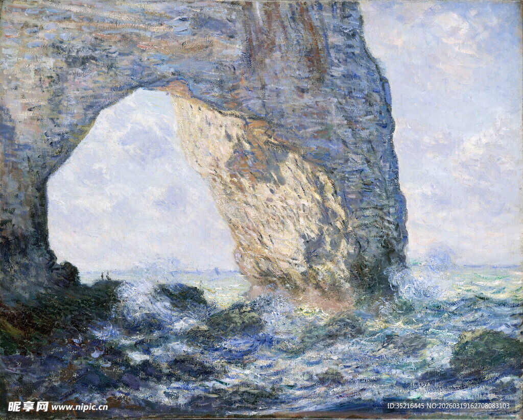 海边拱形岩石景观