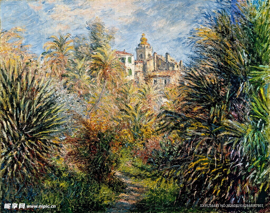 花园中的建筑景致