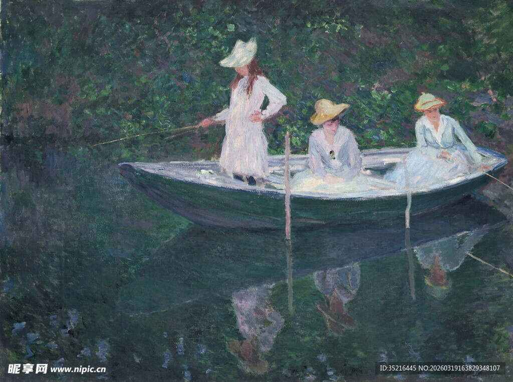 船上的优雅女士们