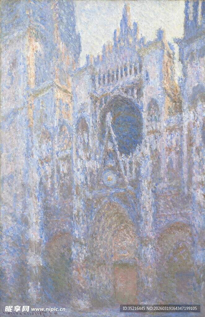 梦幻风格的哥特式建筑画面