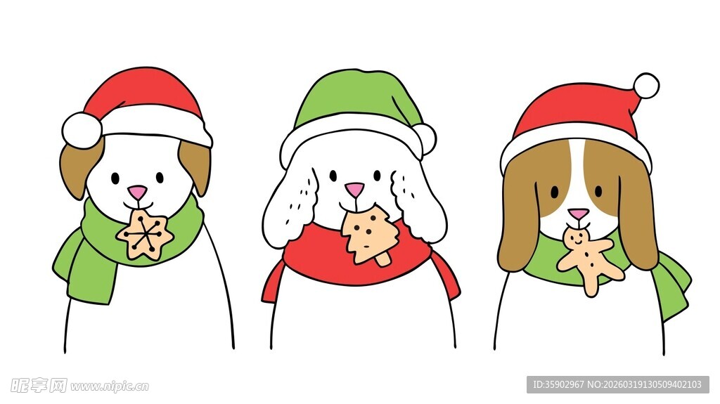 戴帽围脖的可爱宠物们